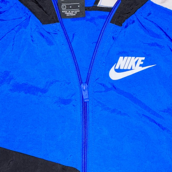 Nike Vintage Colour Block Spell Out Zip Up Jacket Size Youth Large - Picture 5 of 7